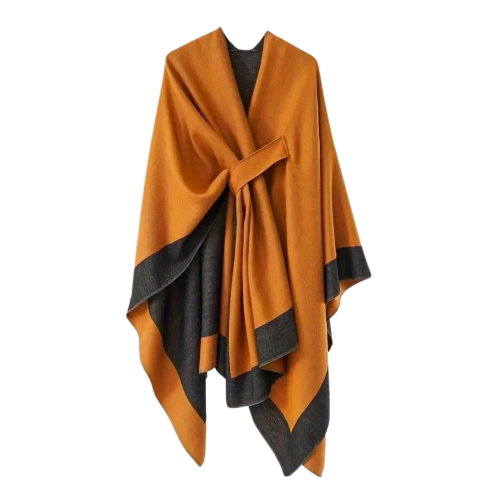 Poncho elegante drapeado Emiree