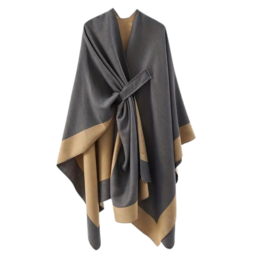 Poncho elegante drapeado Emiree