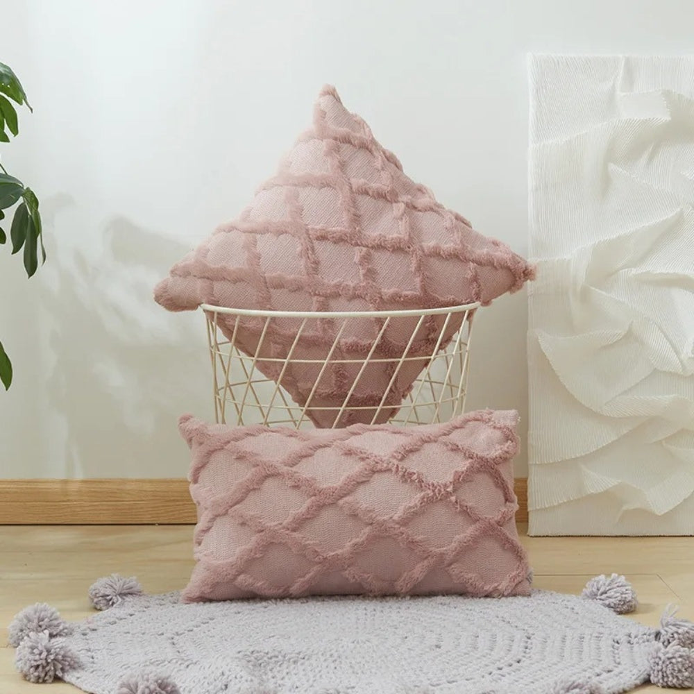 Lunel Samt Boho-Stil Kissenbezug