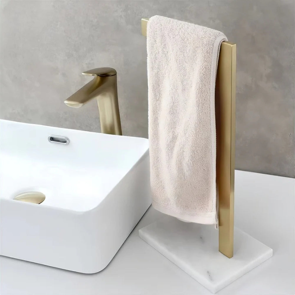 Minimalistischer Badezimmer-Doppelhandtuchhalter