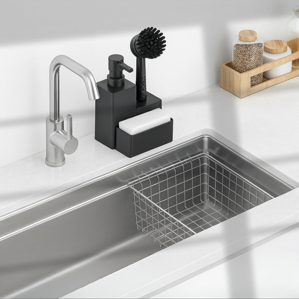 Modernes Waschbecken-Essentials Trio
