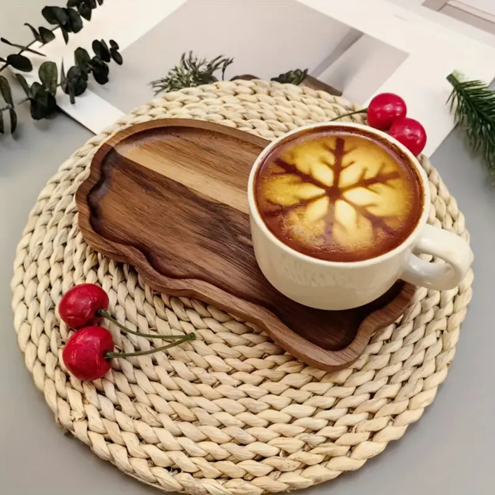 Bandeja Clásica de Servicio de Madera Oren