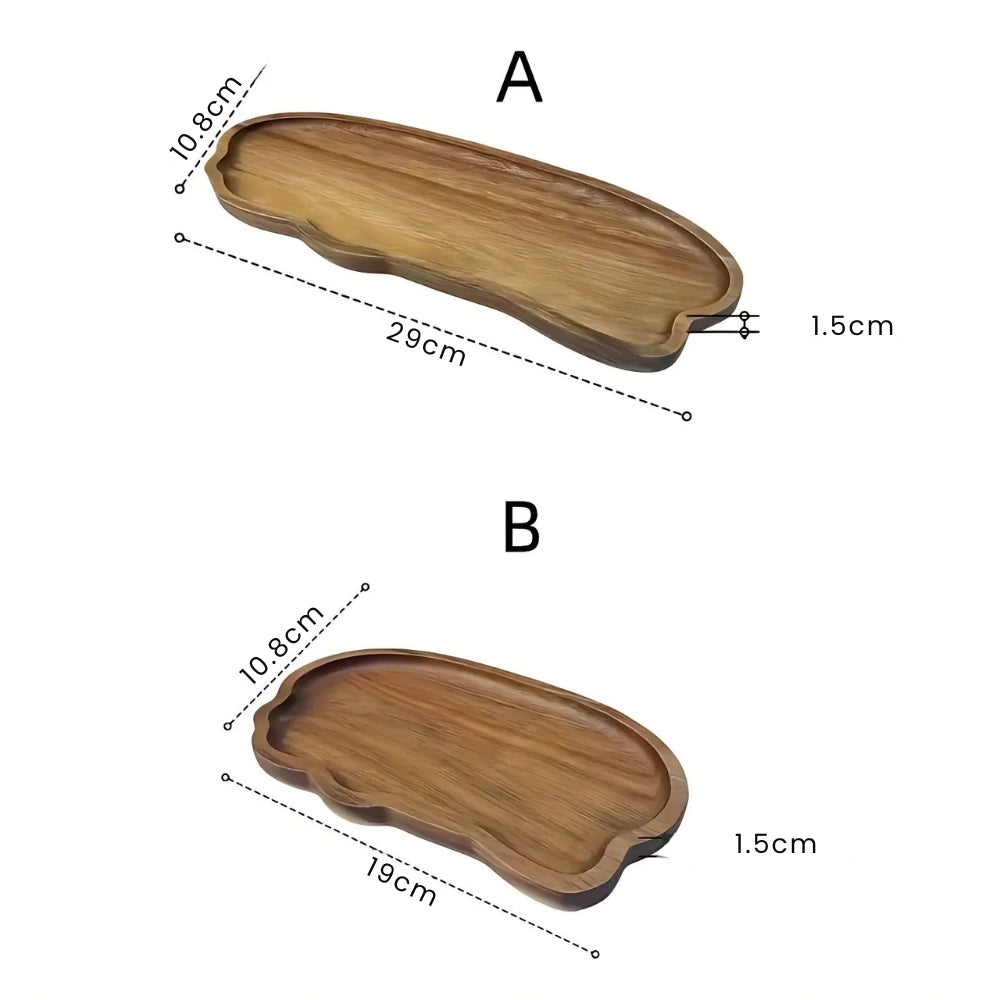 Bandeja Clásica de Servicio de Madera Oren