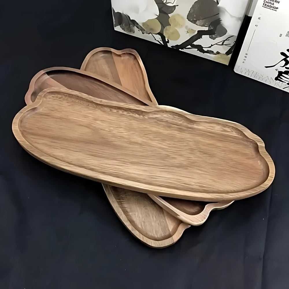Bandeja Clásica de Servicio de Madera Oren