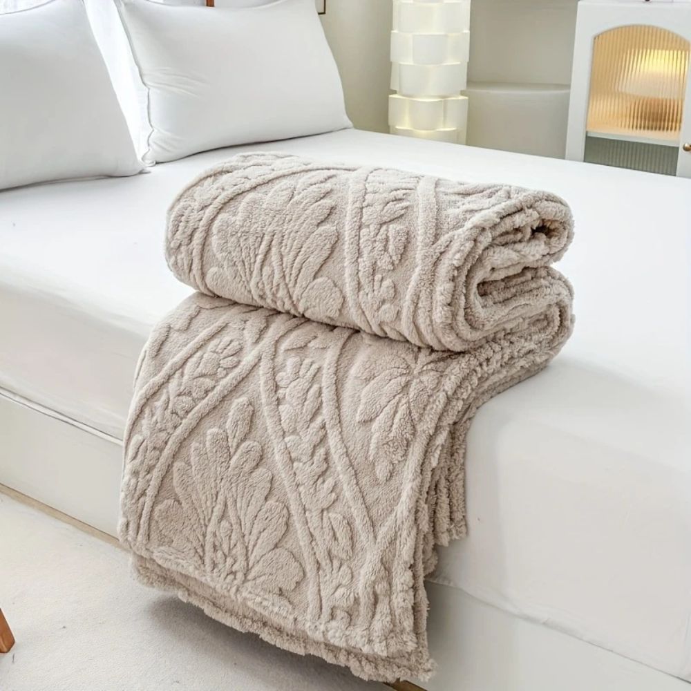 Paris Gewebte Jacquard Fleece-Decke