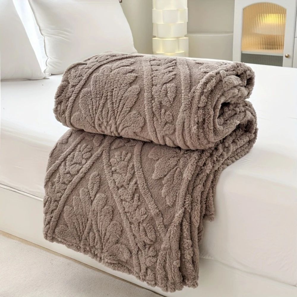 Paris Gewebte Jacquard Fleece-Decke