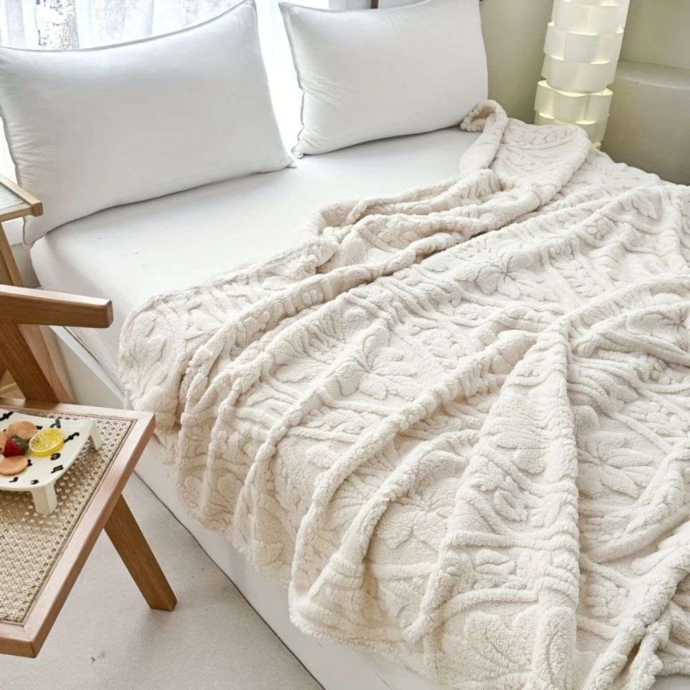 Paris Gewebte Jacquard Fleece-Decke