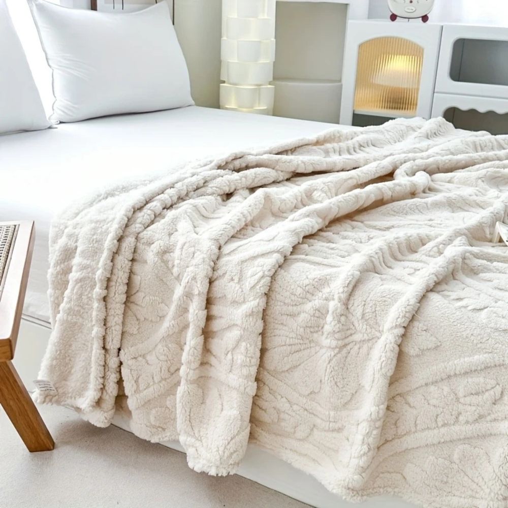 Paris Gewebte Jacquard Fleece-Decke