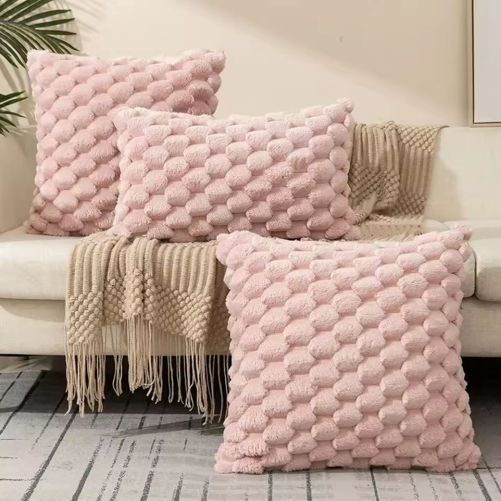 Weicher Marshmallow-Kissenbezug
