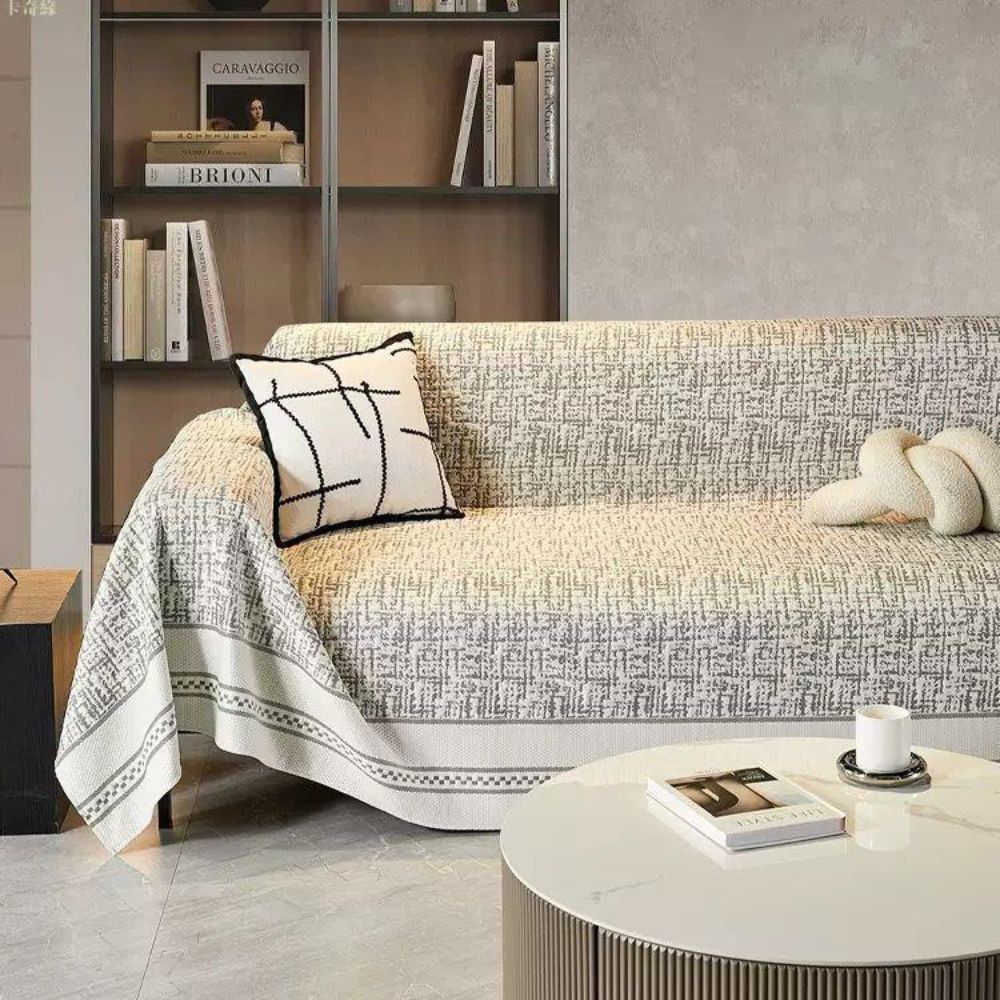 Sahara Skizze Chenille Sofabezug