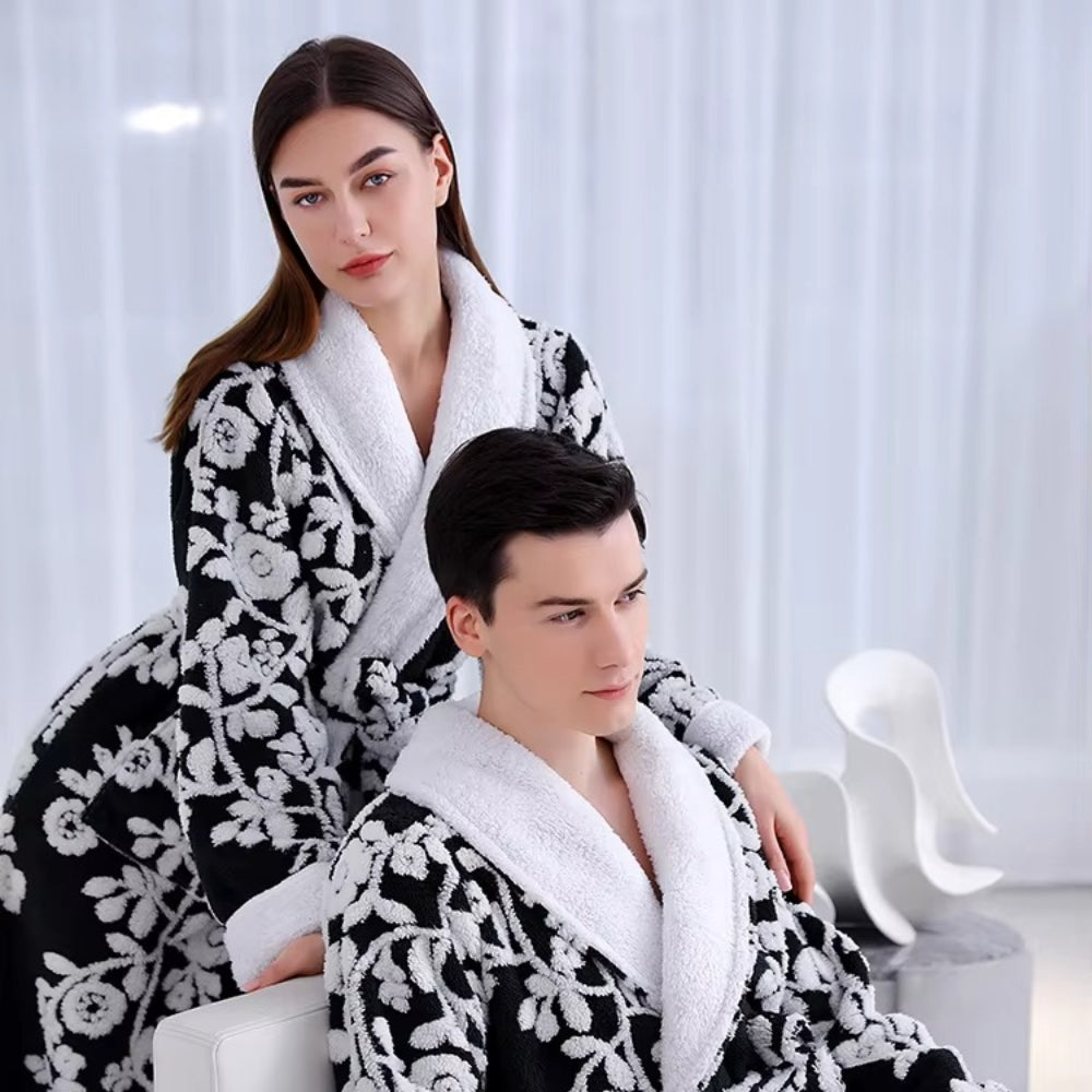 Bata de baño Solane Luxe Jacquard