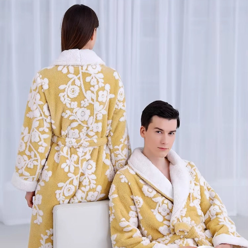 Solane Luxe Jacquard Bathrobe