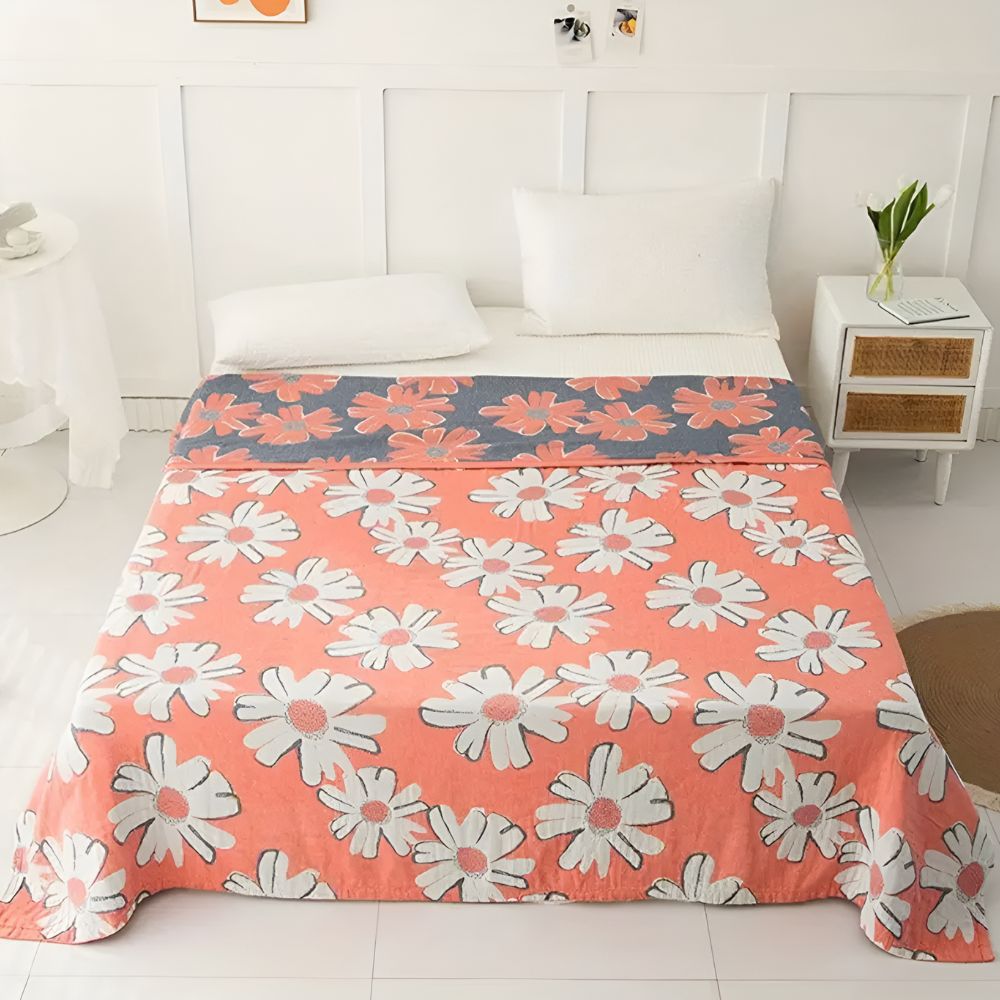 Manta de Algodón Daisy Lista para el Verano