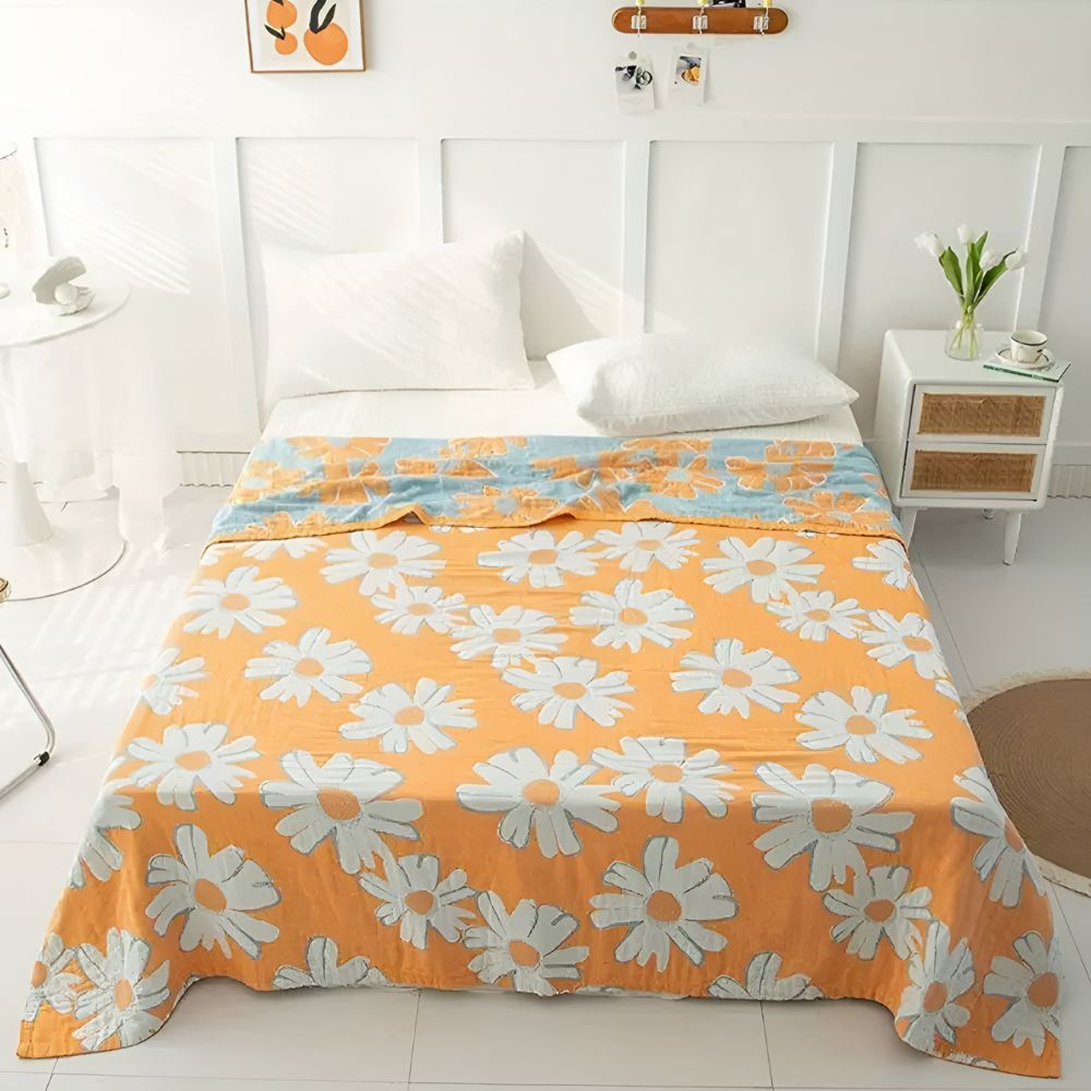 Manta de Algodón Daisy Lista para el Verano
