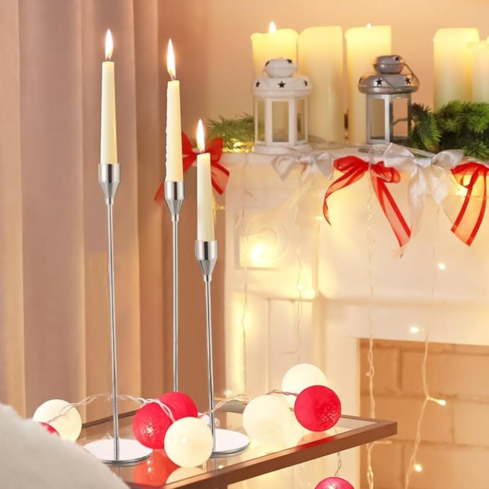 Set de Portavelas Alto y Chic en Trío