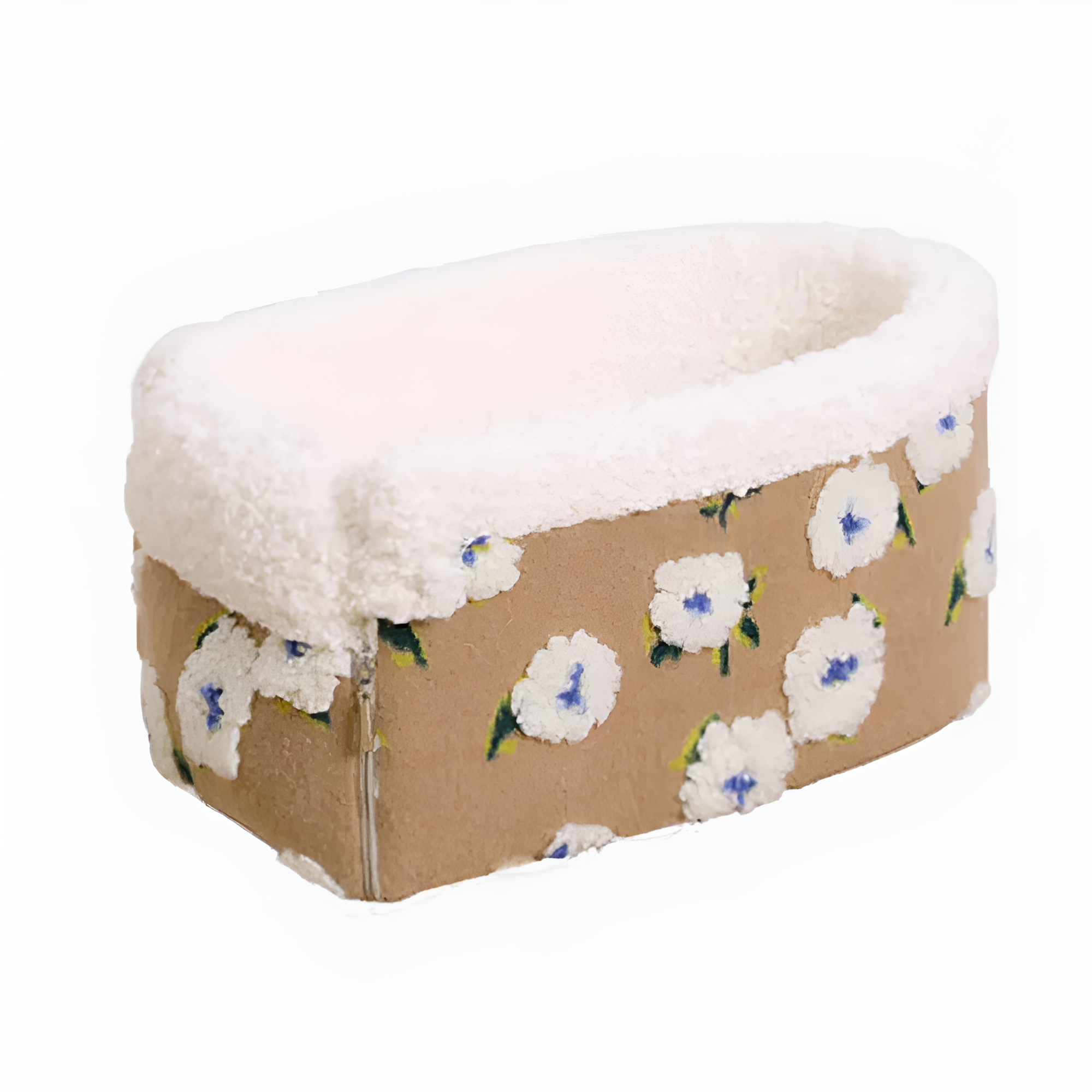 Fluff Floral Auto-Booster-Sitz für Haustiere