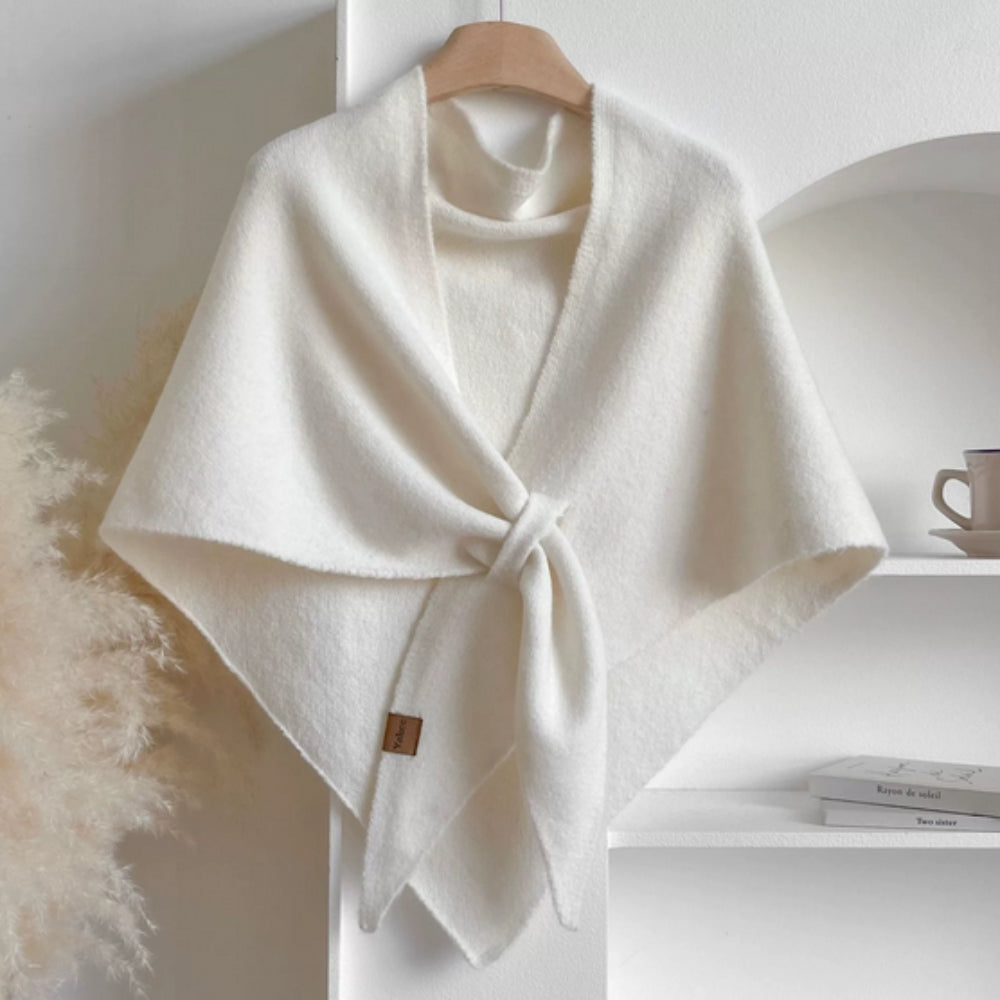 Dreieckiger Weicher Poncho-Schal-Umhang