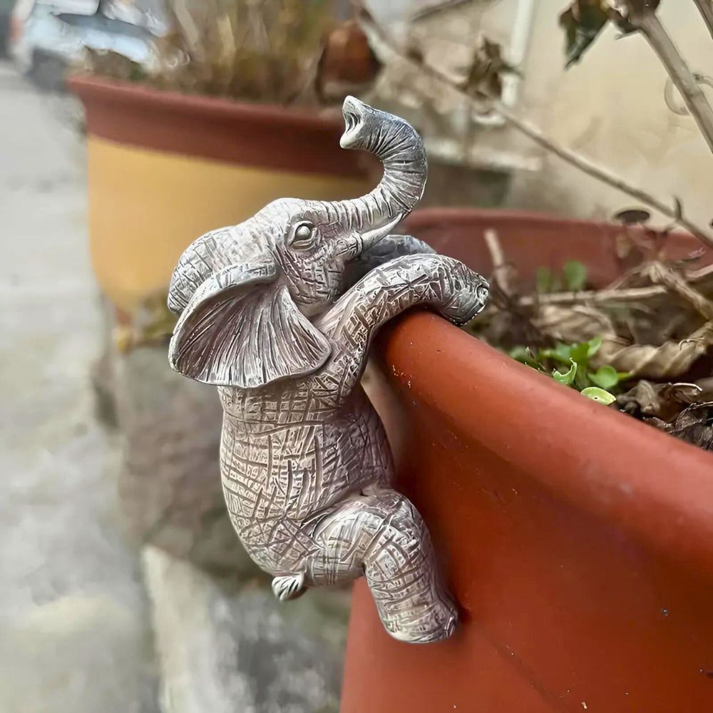 Einzigartige Elefanten-Kletter-Skulptur