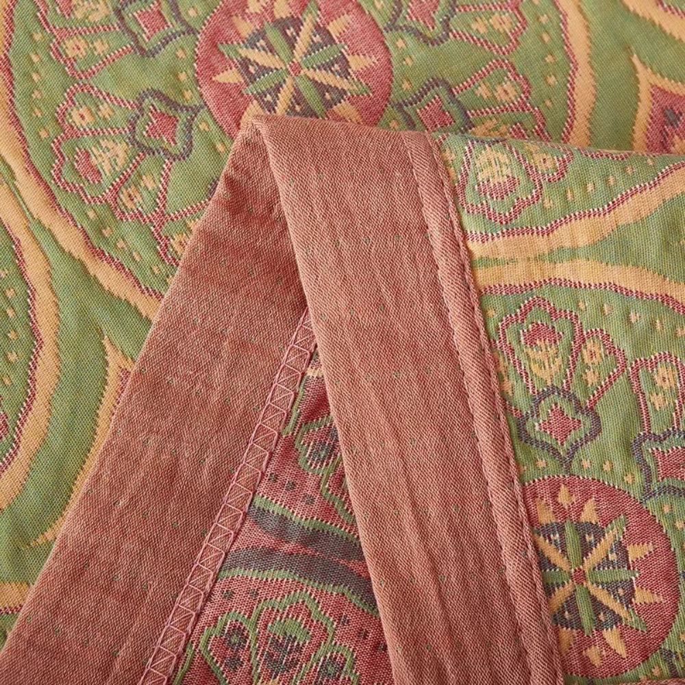 Manta Reversible de Algodón de Verano Velina