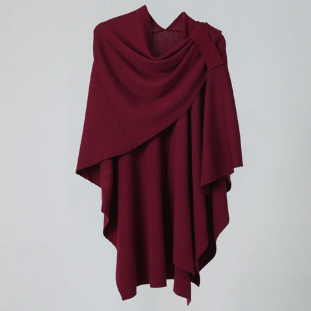 Virelli Poncho Leichter Schal-Mantel