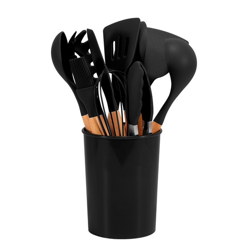 Set de Utensilios de Cocina de Silicona