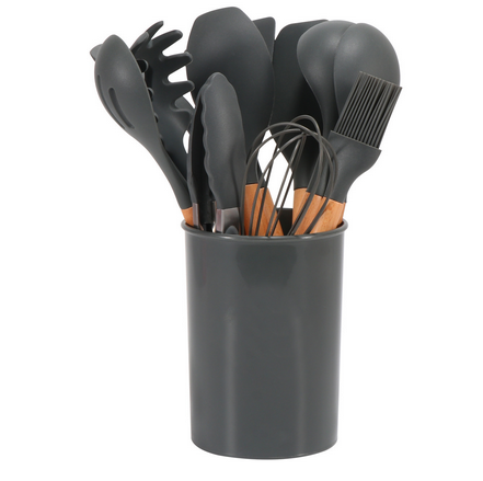 Set de Utensilios de Cocina de Silicona