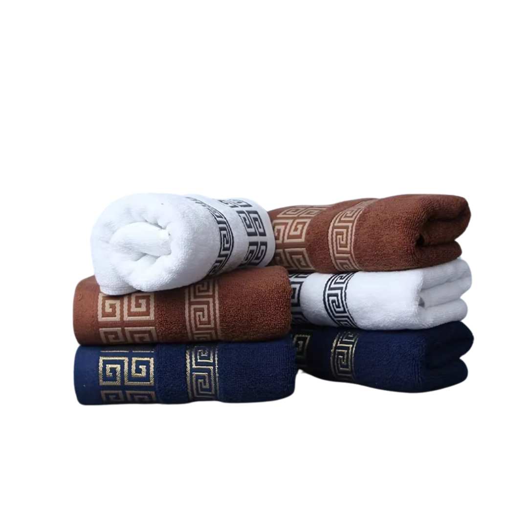 Hommfer – Lot de serviettes en coton | 2 pièces