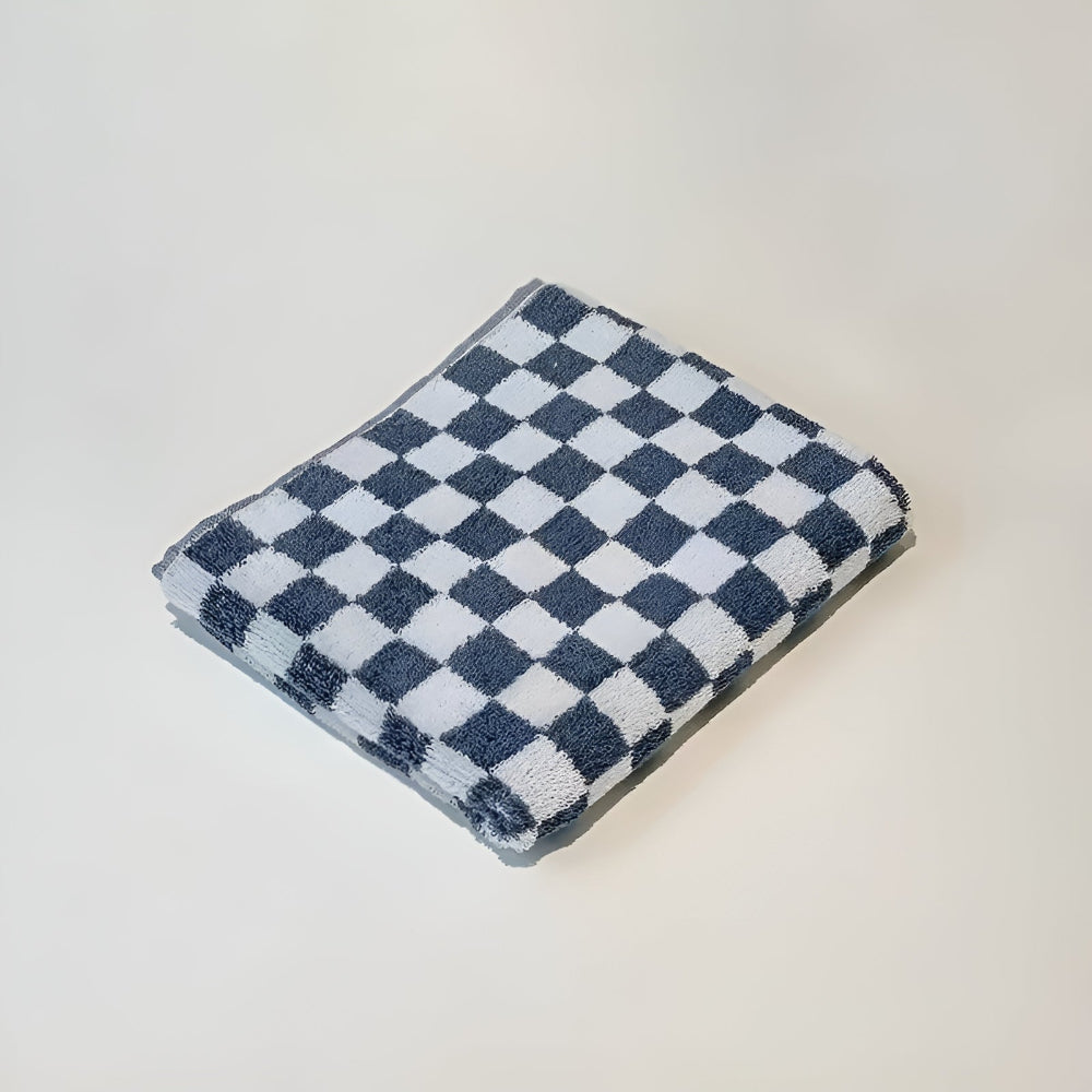 Toalla de algodón retro Checkmate