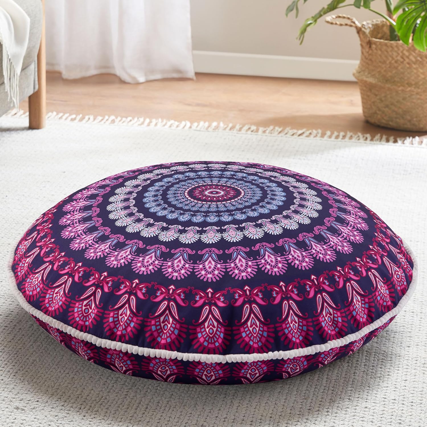 Bohemian Mandala Meditation Floor Cushion