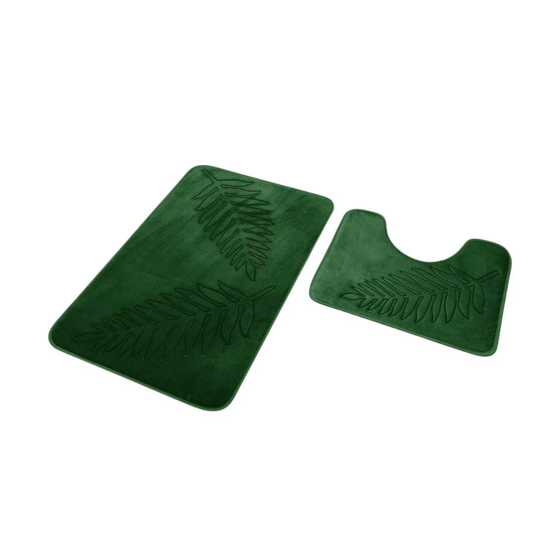 Hommfer – Ensemble de Tapis de Bain Douillets 2 Pièces