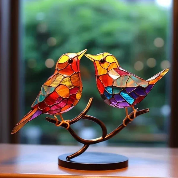 Coloured Glass Birds for Chic Interior Design - ChicGlass Birds
