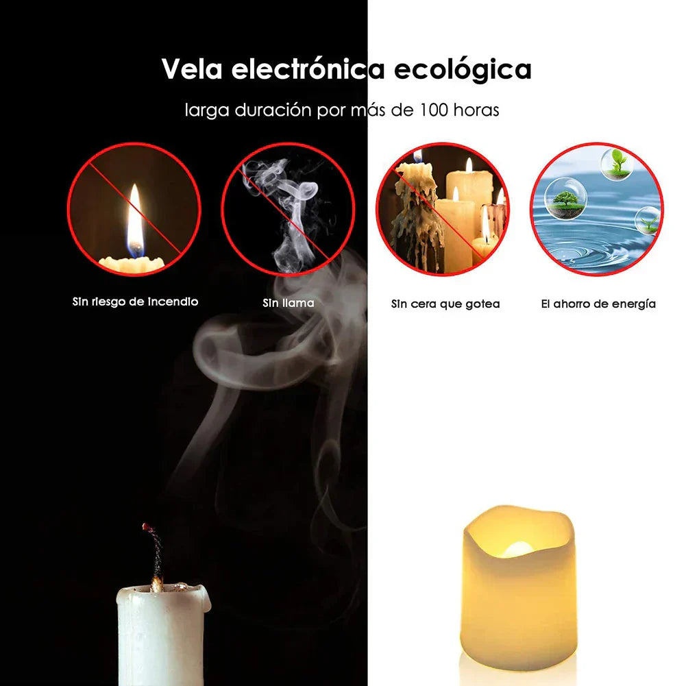 Flameless LED Candles for a Cosy Atmosphere - Lumos