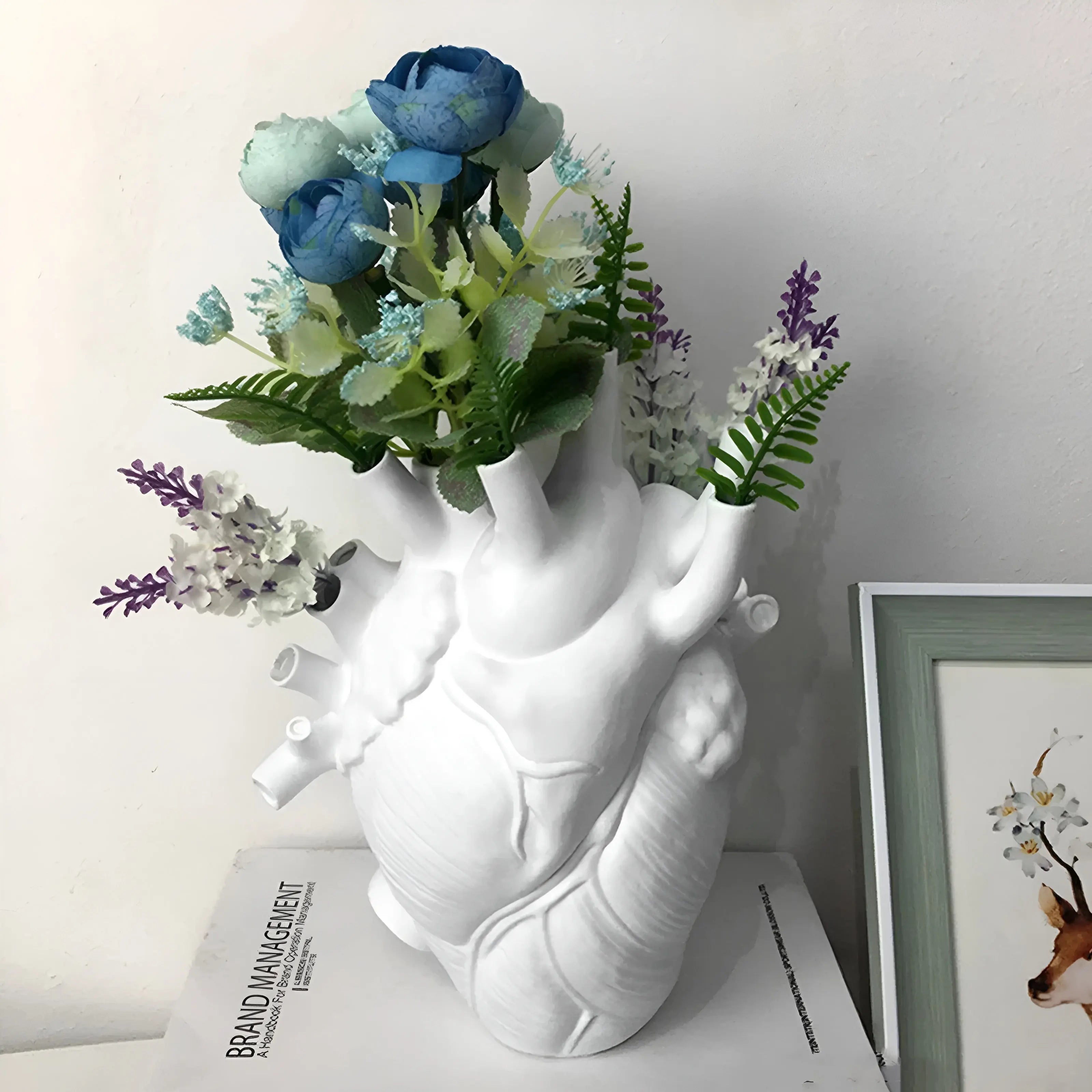 Vase en forme de cœur inspiré de la Grèce - Elena
