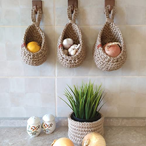 Hanging Cotton Yarn Wall Baskets – Nara