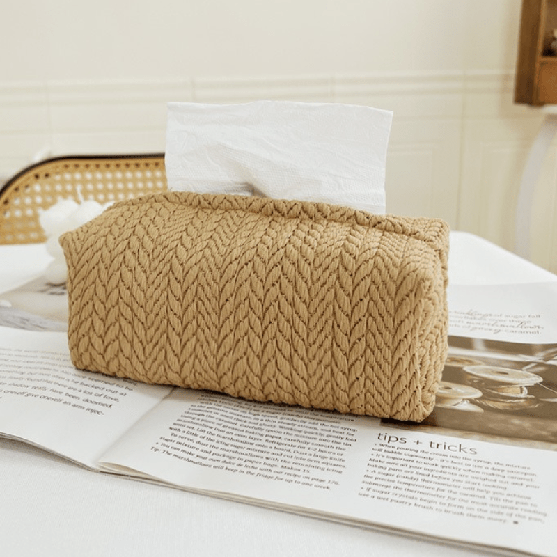 Hommfer – Boîte à Mouchoirs en Tissu Lavable