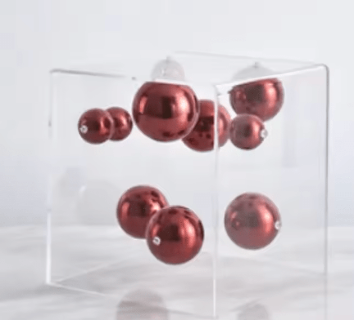 Hommfer – Cube Décoratif Art Sphères Flottantes
