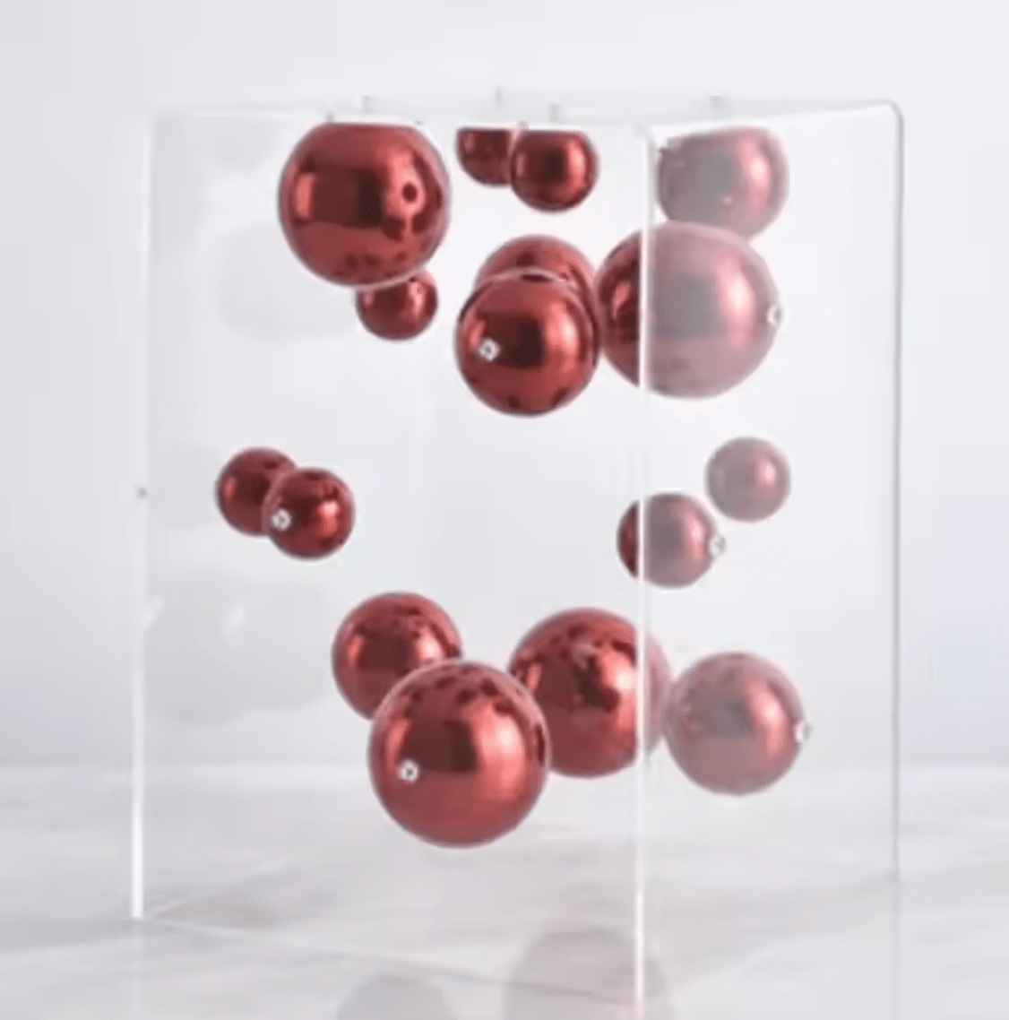 Hommfer – Cube Décoratif Art Sphères Flottantes