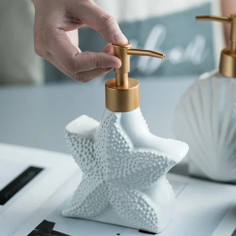 Hommfer - Distributeur Savon Céramique Nautique