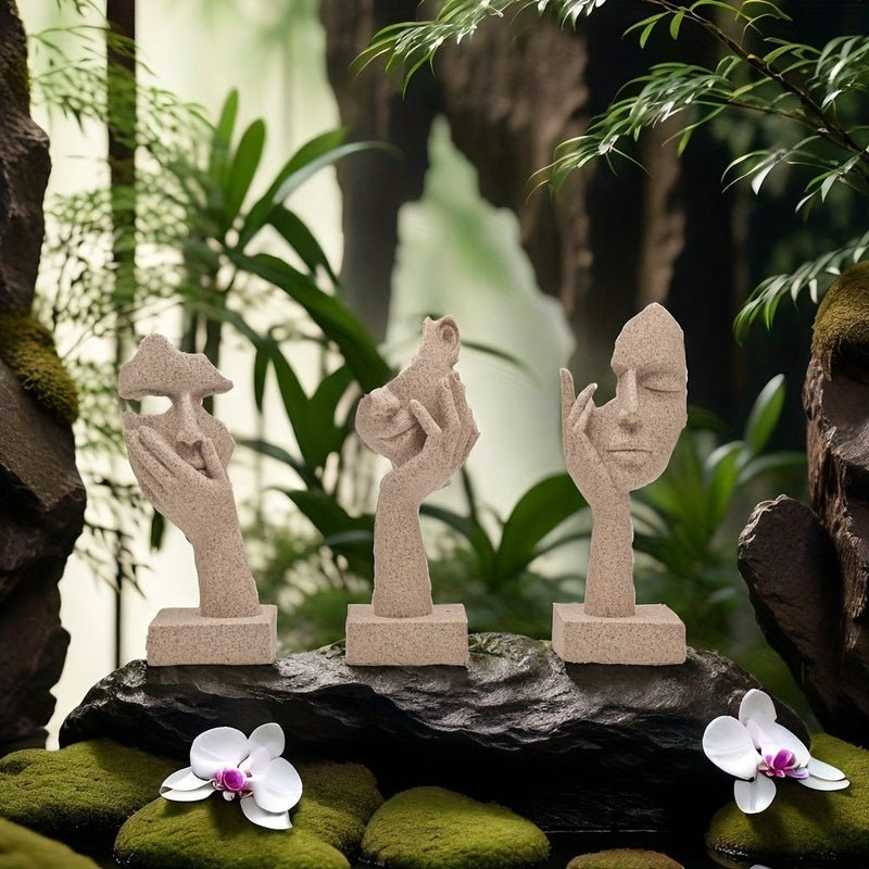 Hommfer – Ensemble de Masques Abstraits Décoratifs pour un Intérieur Artistique