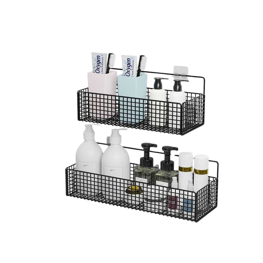 Hommfer – Étagère Murale Sans Perçage pour Salle de Bain