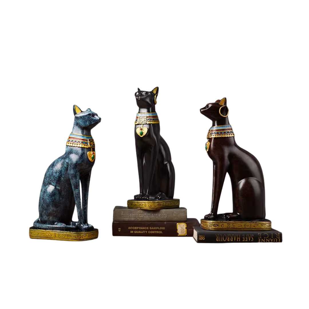 Hommfer - Figurine Chat Égyptien