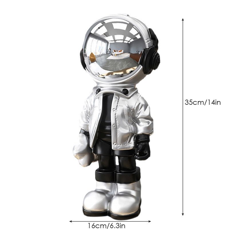 Hommfer - Figurines d'Astronautes Colorées en Résine au Design Moderne