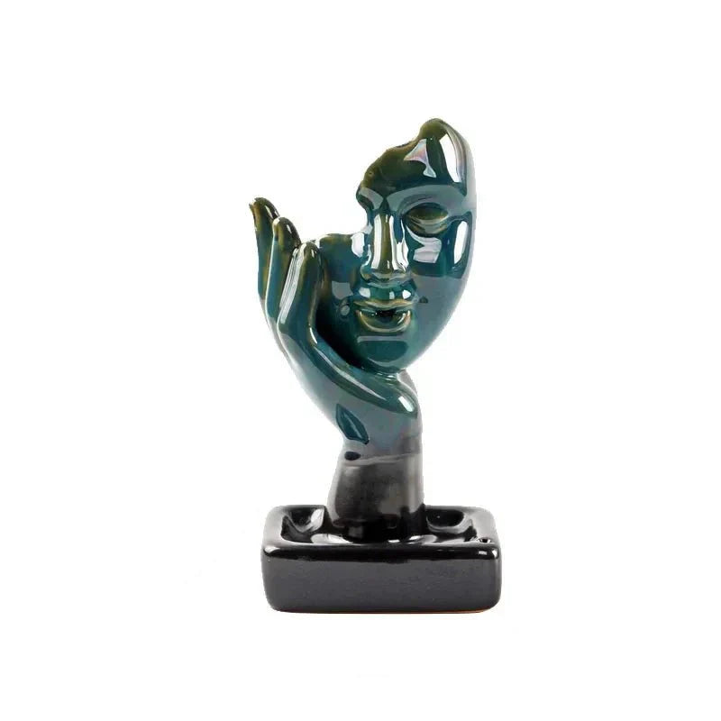 Hommfer – Porte-Encens Céramique Abstrait pour Cônes et Ambiance Relaxante