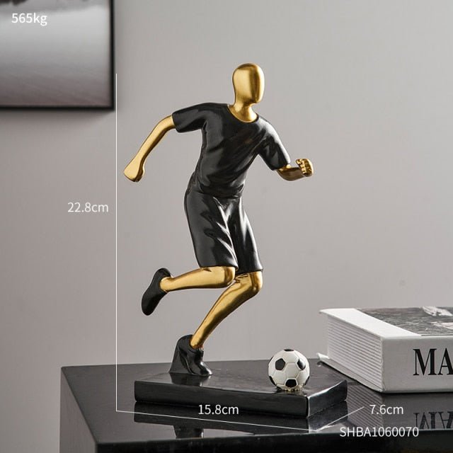 Hommfer – Sculpture Abstraite de Footballeur