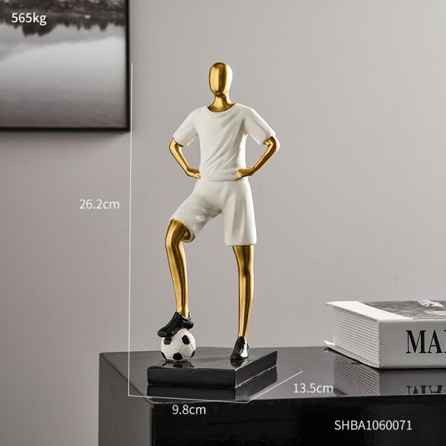 Hommfer – Sculpture Abstraite de Footballeur