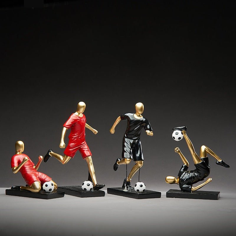 Hommfer – Sculpture Abstraite de Footballeur