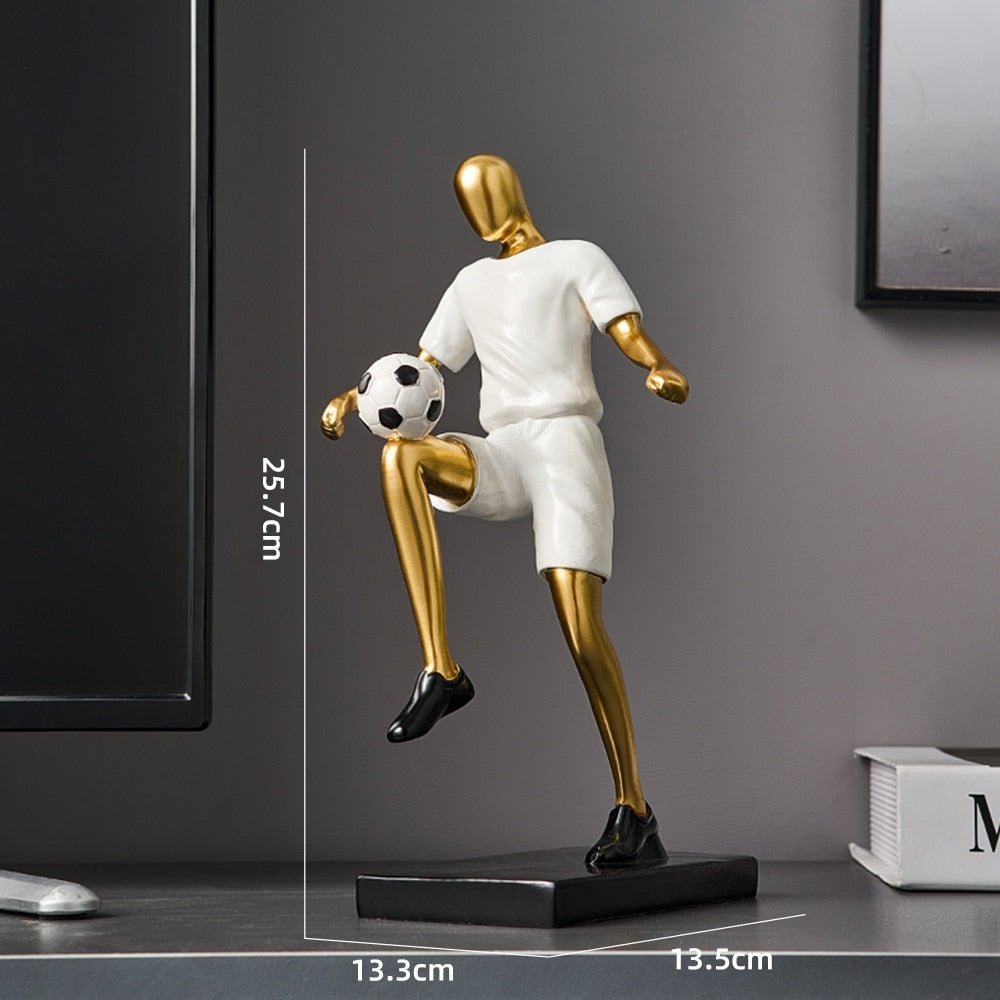 Hommfer – Sculpture Abstraite de Footballeur