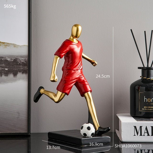 Hommfer – Sculpture Abstraite de Footballeur