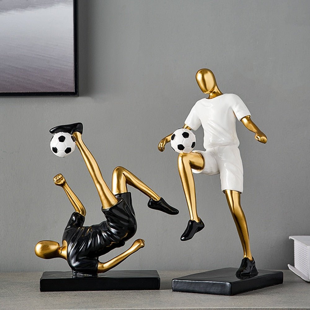 Hommfer – Sculpture Abstraite de Footballeur