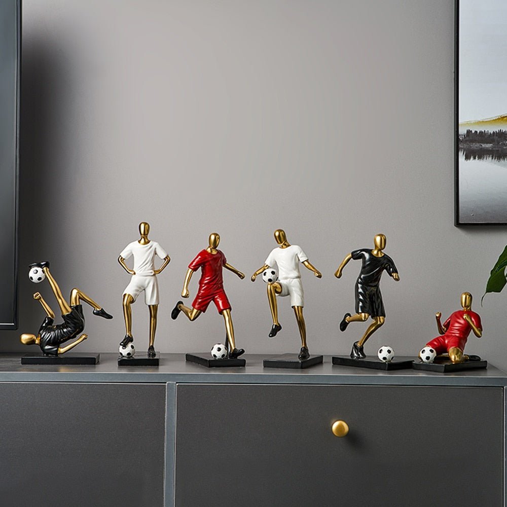 Hommfer – Sculpture Abstraite de Footballeur